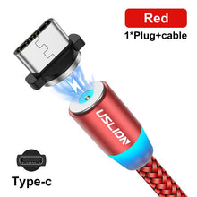 Load image into Gallery viewer, Magnetic USB Cable Fast Charging For Micro USB, Type-C, iPhone