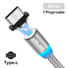 Load image into Gallery viewer, Magnetic USB Cable Fast Charging For Micro USB, Type-C, iPhone