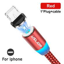 Load image into Gallery viewer, Magnetic USB Cable Fast Charging For Micro USB, Type-C, iPhone