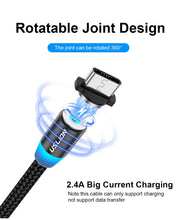 Load image into Gallery viewer, Magnetic USB Cable Fast Charging For Micro USB, Type-C, iPhone
